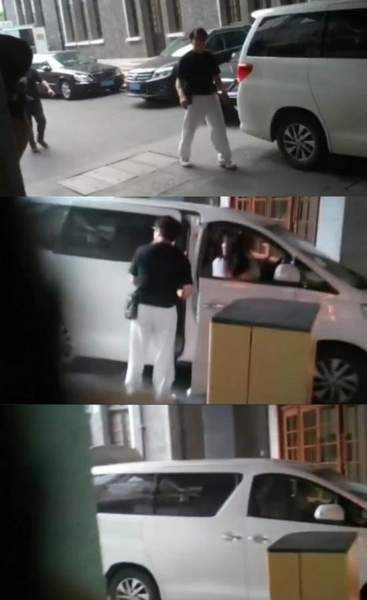 小龙女认父 成龙拍戏收工步履蹒跚显疲惫